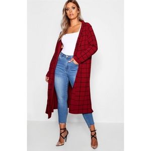 Plus Windowpane Check Duster